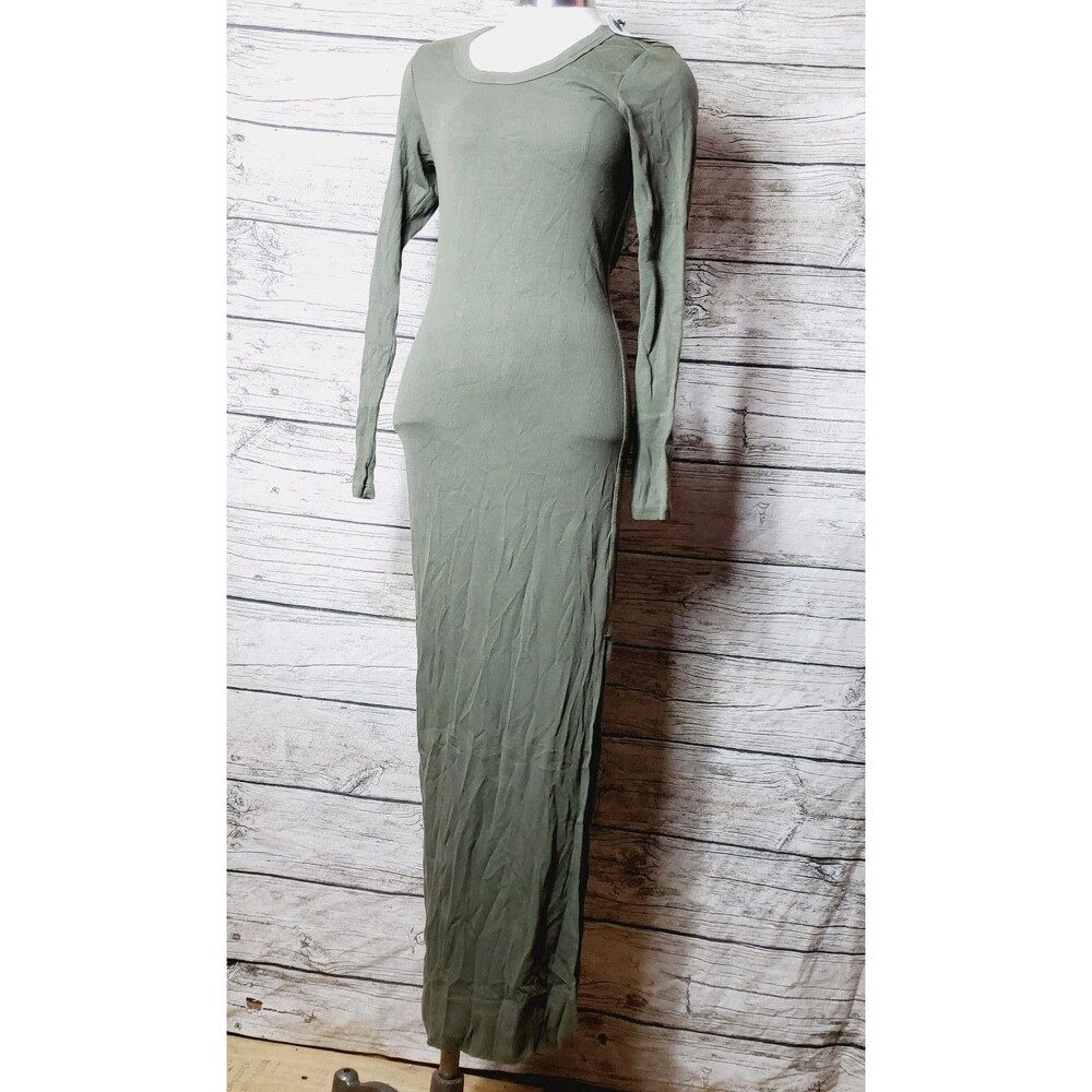 FORROWAN Olive Green Maxi Dress Size Small NWT
